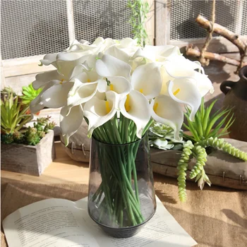 10 Adet Yüksek Kalite Gerçek Dokunmatik gelinçiceği yapay çiçekler gelinçiceği düğün buketi Buket Gelin Ev çiçek dekorasyonu