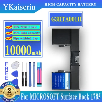 YKaiserin G3HTA001H 93HTA001H Klavye Pil Microsoft Surface Book 1785 için Geliştirilmiş Baskı Tablet 10000mAh Batteria