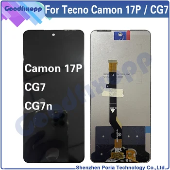 Tecno Camon 17P CG7 CG7N lcd ekran dokunmatik ekranlı sayısallaştırıcı grup İçin Camon17P Değiştirme