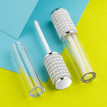 500 adet Plastik Boş Şeffaf Ruj Şişeleri DIY Doldurulabilir Sıvı Dudak Parlatıcısı Tüpleri Dudak Balsamı şişesi Taşınabilir Kozmetik Kapları