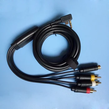 PSP2000 3000 kablo için 10 adet Siyah S-Video AV kablosu