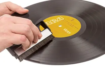 Vinil Kayıt Temizleyici Fırça LP CD Temizler İğneler Temizleme Aracı ile Karbon Fiber Fırça Çok Amaçlı Taşınabilir Kayıt Temizleyici