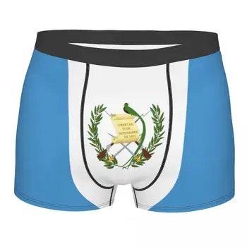 Boxer Erkek Külot Bayrağı Guatemala erkek Külot Şort Nefes Erkek İç Çamaşırı Külot Seksi Boksörler