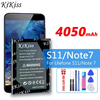 4050mAh KiKiss Pil Ulefone S11 / Ulefone Not 7 Note7 Cep Telefonu Şarj Edilebilir Piller