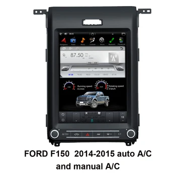Android Araba GPS Navigasyon Multimedya Oynatıcı Tesla Tarzı FORD F150 2014-2015 otomobil radyosu Stereo Bluetooth WiFi ile Ayna