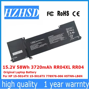 15.2 V 58Wh 3720mAh RR04XL RR04 Orijinal Dizüstü HP için batarya 15-5014TX 15-5016TX 778978-006 HSTNN-LB6N