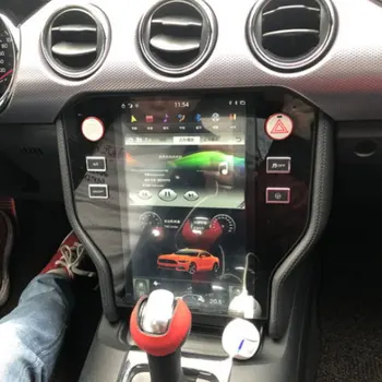 Araba GPS DVD Android Oynatıcı Ford Mustang 2014-2020 İçin Radyo Stereo Multimedya Ekran Navigasyon Sistemi