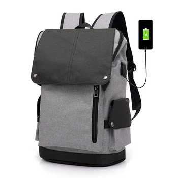 Yeni seyahat sırt çantası Erkekler Büyük Kapasiteli Laptop Sırt Çantası, Anti-hırsızlık Öğrenci Okul Çantaları Genç İçin USB Şarj Mochila Masculina