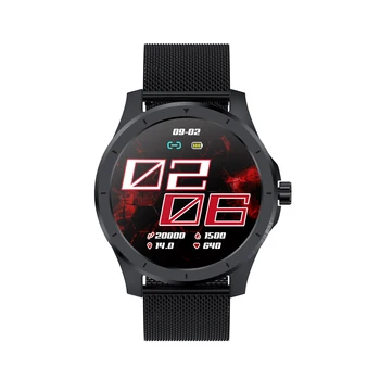 Akıllı saat spor MX10 Özel Etiket Erkekler Smartwatch Deri Band Müzik Çalma Kalp Hızı BT Çağrı IP68 Su Geçirmez OEM akıllı saat
