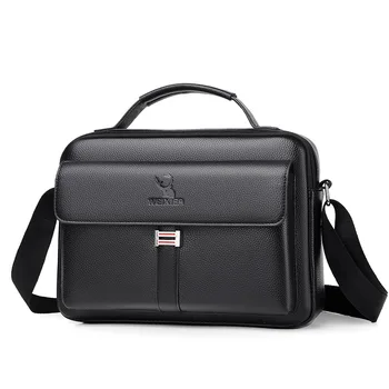 Klasik postacı çantası erkekler için askılı çanta iş seyahat omuz çantası Erkekler Moda Rahat Erkek Çantası Çanta çanta tek kollu çanta