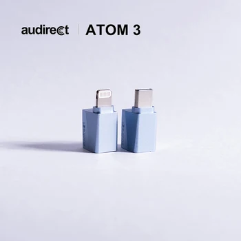Hilidac Audirect Atom 3 ES9280AC PRO 3.5 mm taşınabilir HIFI çözme kulaklık amplifikatörü DSD512 PCM 32bit / 768kHz Tip C Yıldırım