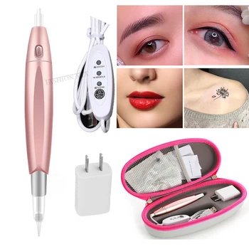 Charme Prenses Dövme Makinesi Makyaj Microblading Dijital Kalem Kaş Dudak Eyeliner için Kalıcı Makyaj Dövme Makinesi Seti