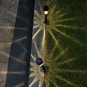 Güneş Enerjili bahçe lambası Su Geçirmez Güneş Lambası Yolu / Peyzaj / Veranda Aydınlatma Bahçe Çim Lambaları Kamp güneş PANELI