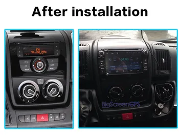 Android 10.0 araç DVD oynatıcı Stereo Multimedya Fiat Ducato 2011-2015 İçin CİTROEN Jumper PEUGEOT Kutusu Radyo GPS Navi Ses Stereo Ücretsiz Harita