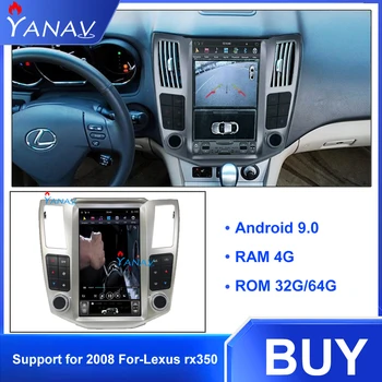 Araba video oynatıcı-Lexus rx350 2008 Android 9.0 otomatik 11.8 