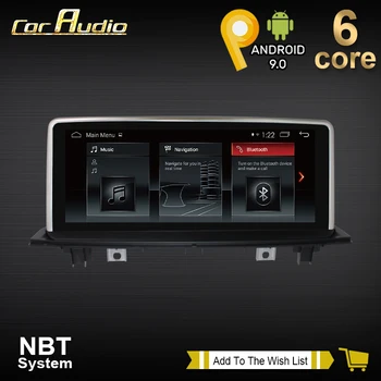 6 Çekirdekli Android 9 Araba Radyo BMW X1 F48 2016 2017 Orijinal Araba NBT Sistemi Multimedya Video Oynatıcı GPS Navigasyon Ana Ünite USB