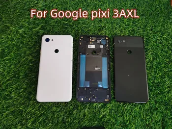10 ADET Orijinal Google Pixel İçin 3A XL arka kapak Pil Kapağı, kapı Arka Cam Yedek Yapıştırıcı Pil Kapağı
