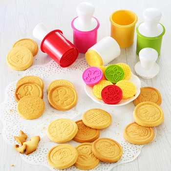 6 adet / takım kurabiye kesici Kurabiye Kalıp Plastik Set Pişirme Araçları Kek Zanaat Dekorasyon Pişirme Mutfak Alet Aksesuarları Malzemeleri