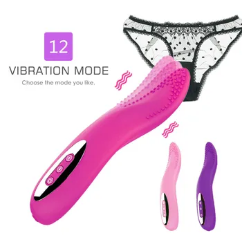 Vibratör Kadın Yalama Dil Çok Hızlı G-Spot Vajinal Klitoral Stimülatörü Yapay Penis Yetişkin Seks Oyuncak