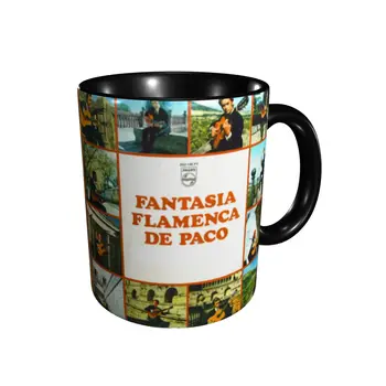 Promosyon Paco De Ve Lucia Fantasia Flamencaby Kupalar Yenilik Bardak Kupalar Baskı Mizah Grafik R228 kahve fincanları