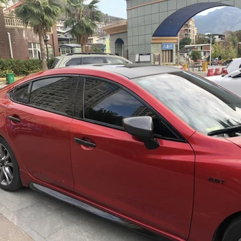 Araba Pencere Trim Şerit Dış Trim Şerit Araba Kapı ve Pencere Çerçevesi Parlak Şerit Araba Aksesuarları Mazda ATENZA 2014-2021 İçin
