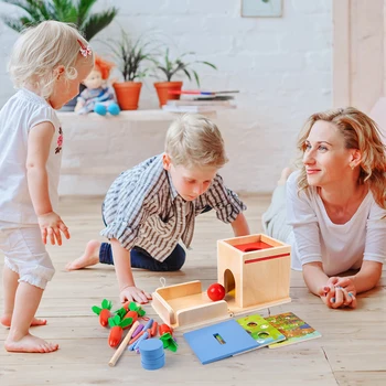 Ahşap Bilişsel eğitici oyuncak Çok Fonksiyonlu Montessori Bulmaca Oyunu Sopa Oyuncak Bulmaca Eğitim Kutusu Çocuklar için Tatil Hediye