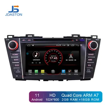 JDASTON Android 12 Araba DVD Oynatıcı Mazda 5 Premacy 2009-2012 İçin Multimedya GPS Navigasyon 2 Din Araba Radyo Stereo Autoaudio IPS