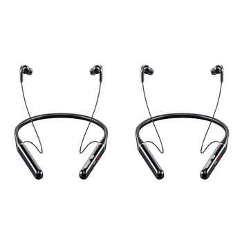 2X S650 100 Saat Bluetooth Kulaklık Stereo Kablosuz Boyun Bandı Gürültü İptal Spor Koşu Kulaklık