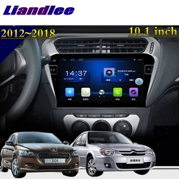 LiisLee Araba Multimedya TV GPS Ses Radyo Stereo Peugeot 301 Citroen Elysee İçin 2012 ~ 2020 Orijinal Tarzı Navigasyon