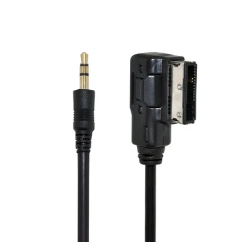 Cablecc Medya AMI MDI Stereo 3.5 mm Ses Aux Adaptör Kablosu Araba Mercedes Benz ve cep Telefonu