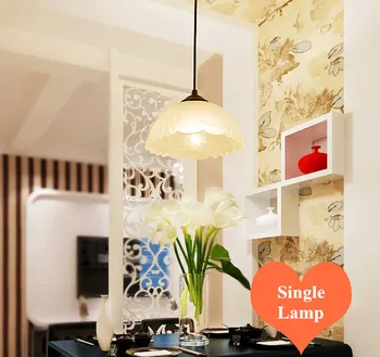 Avrupa minimalist oyma buzlu cam kolye ışıkları Klasik E27 LED tek lamba salonu ve sundurma ve merdiven ve pavilion ZLDD080