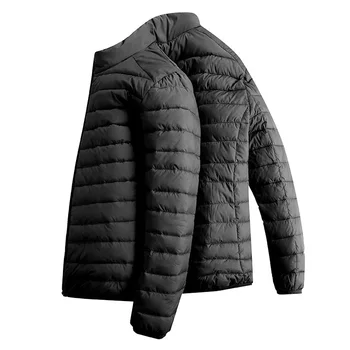 Erkek Ceket Kış Standı Yaka Hafif Sıcak pamuklu ceket Rahat Moda Erkek Giyim Ceketler Rüzgarlık YLJYFZ