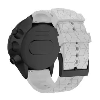 Yumuşak Silikon Yedek 24mm Watchband Bilek Kayışı Suunto 9 Baro Bakır