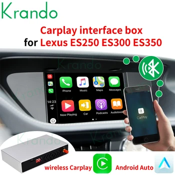 Krando Kablosuz Apple CarPlay Android Otomatik Arayüz Kutusu Lexus ES300h ES350 ES250 2015-2017 BT Yükseltme Orijinal Ekran