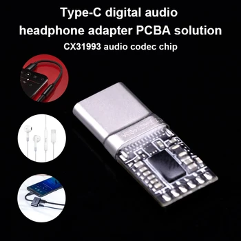 Tip-C Dijital Ses Modülü Tel Kontrol Kulaklık Çözümü CX31993 Adaptör Modülü Çip C Tipi Telefon İçin