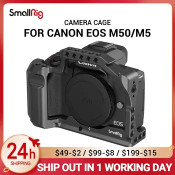 SmallRig M50 Canon EOS M50 / Canon M5 için Vlog ile Nato Ray Dağı Soğuk Ayakkabı Dağı 2168C Video Kayıt