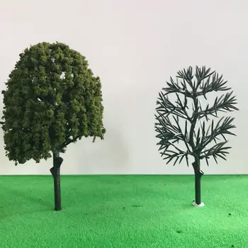 2019 newTrain sahne manzara modeli DİY model malzeme modeli tree4.5 cm-14.5 cm