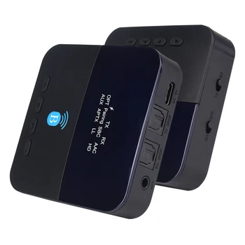 BTC880 kablosuz Bluetooth Uyumlu 5.0 kablosuz av alıcısı-vericisi Alıcı AUX Tip-C USB Girişi HİFİ Kayıpsız Surround Ses Adaptörü