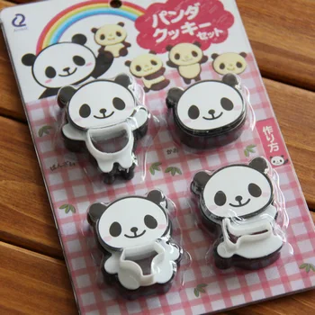 Ücretsiz kargo panda kurabiye kalıbı bisküvi kalıp pişirme aracı çocuk iyilik parti ekmek tatlı dekorasyon malzemeleri