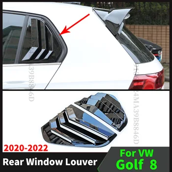 Arka Pencere Panjur Panjur Kapağı Trim Dekorasyon Aksesuarları Gövde Kiti VW Golf 8 İçin MK8 2020-2022 GTI GTD Ömürlü R Hattı Tuning
