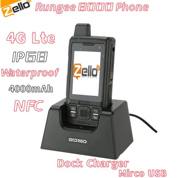 Rungee B8000 Zello PTT Walkie Talkie Interkom Smartphone IP68 Su Geçirmez 2.4 