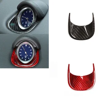 Maserati Ghibli için 2014-2021 100 % Gerçek Karbon Fiber Göstergeleri Saat İzle Korumak Dekoratif Kabuk Kapak Modelleme Araba Aksesuarları