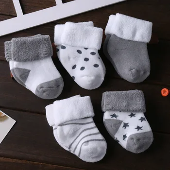 5 Çift / grup Bebek Bebek Çorap Yaz Bebek Çorap Kızlar için Pamuk Yenidoğan Erkek Bebek Çorap Bebek Giysileri Aksesuarları