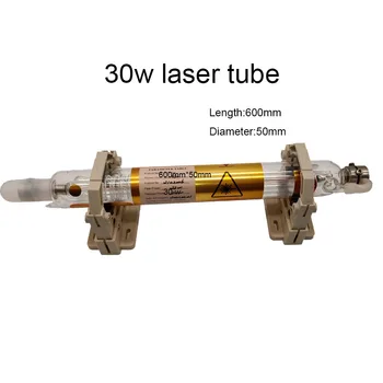 Yüksek kaliteli 30W CO2 lazer Tüp Lazer Boru 600mm CO2 Lazer Oyma Kesme Oyma Lambası İşaretleyici Makinesi Erişim