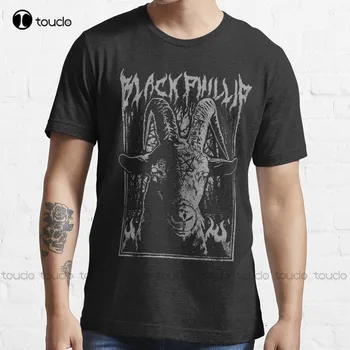 Siyah Metal Phillip T-Shirt Erkek Üstleri, Tee ve Gömlek Özel Yetişkin Genç Unisex Dijital Baskı Tee Gömlek Moda Komik Yeni
