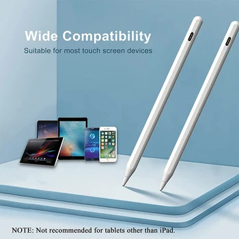 Evrensel Stylus Kalem Manyetik Kapasitif Ekran Aktif Dokunmatik Kalemler стилус Pучки Tüm Apple İpad Android Tablet için Akıllı Kalem