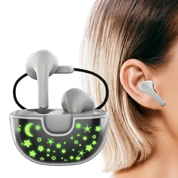 BT5. 0 kablosuz kulaklıklar Hafif Kulaklık Gürültü Azaltma Kulaklık Çağrı Net stereo kulaklıklar Koşu İçin Rahat