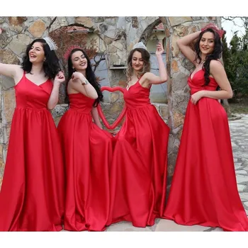 Gelinlik modelleri Düğün Parti Kadınlar İçin 2022 Zarif Bir Çizgi Uzun Gece kadın Akşam Örgün Törenlerinde