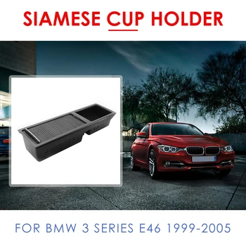 Saklama bölmeli tepsi Kör Açık Parçaları Kişisel Merkezi Konsol Rulo Araba Aksesuarları BMW E46 1999-2005
