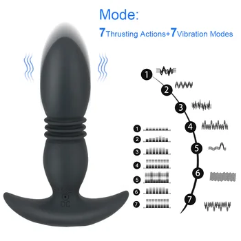 Erkekler Anal Plug Dildos Kadınlar Vibratörler Popo Dolması Yetişkin Seks Oyuncakları Teleskopik Makinesi Masaj Erotik Oyuncaklar Çift Araçları Seks Shop